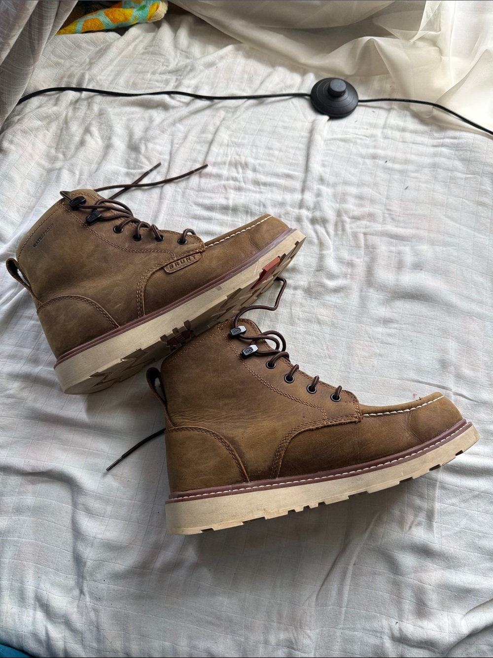 BRUNT The Marin Waterproof Men's Work Boot - Brown - Picture 7 of 7
